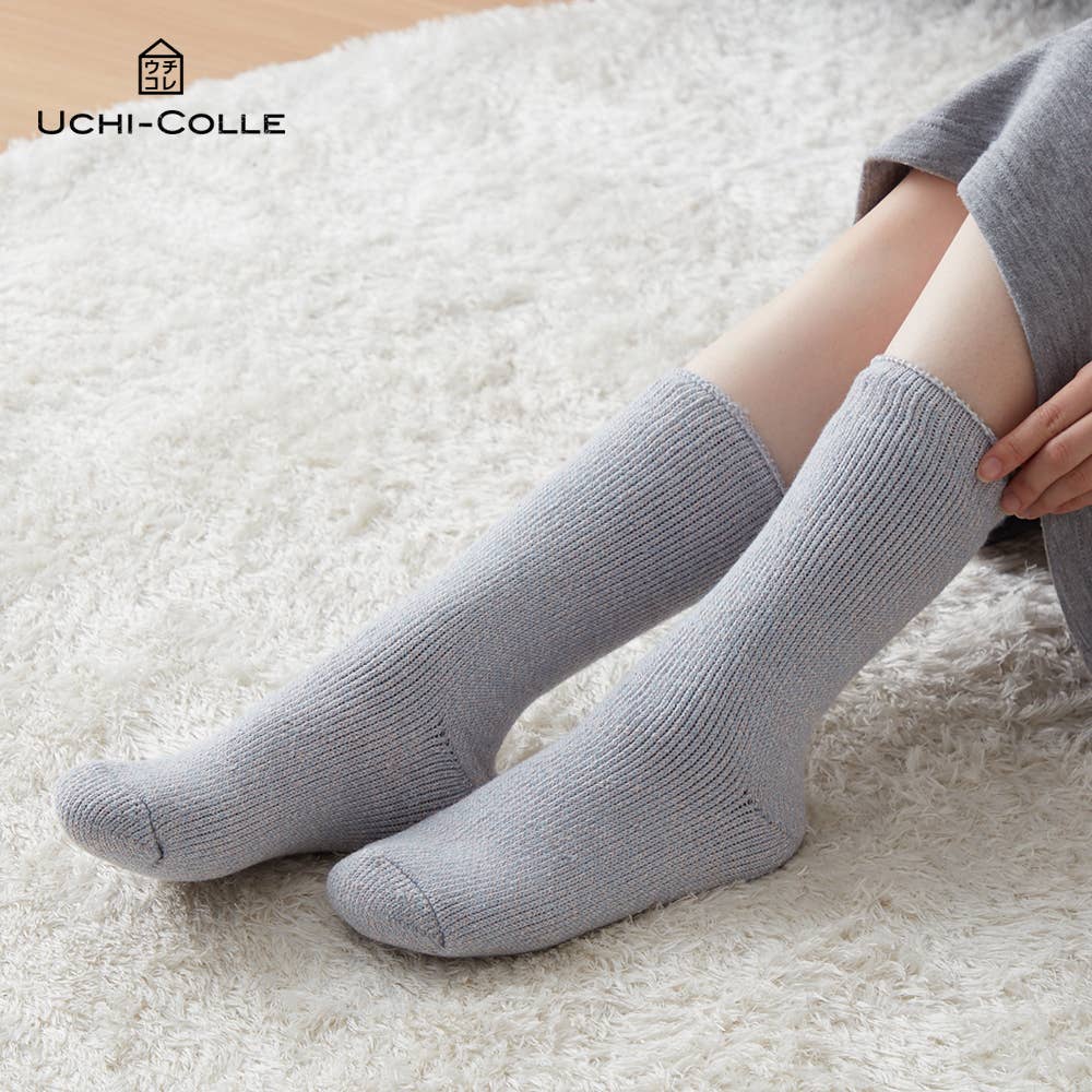 【裏起毛】ロング丈ルームソックス【SALE】
